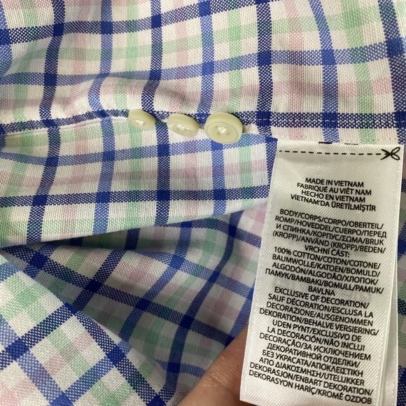 Polo Ralph Lauren Shirt Flesh Pony Mens XXL Pink Green Blue Classic Valentines - Picture 14 of 16